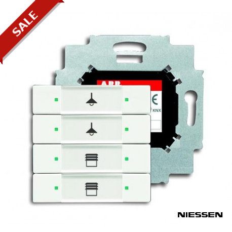 6127/01-884-500 - 6127/01-884-500 NIESSEN 6127/01-884-500 Touch sensor, 4/gang with bus coupler