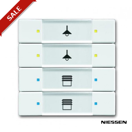 6127/02-84-500 - 6127/02-84-500 NIESSEN 6127/02-84-500 Touch sensor 4/8gang, multifunction