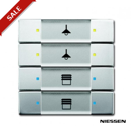 6127/02-866-500 - 6127/02-866-500 NIESSEN 6127/02-866-500 Touch sensor 4/8gang, multifunction