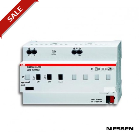 6197/53-101-500 - 6197/53-101-500 NIESSEN 6197/53-101-500 Universal dimming actuator 1 x 2400 W/VA