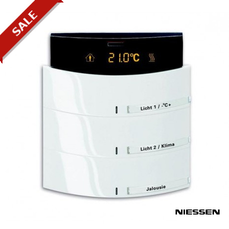 6320/38-24G-500 - 6320/38-24G-500 NIESSEN 6320/38-24G-500 Bedienelement 3/6fach, MF/IR/RTR