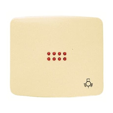 2CLA820440A1001 - 2CLA820440A1001 8204.4 BM NIESSEN 8204.4 BM Cover push button w/light sym & indic.