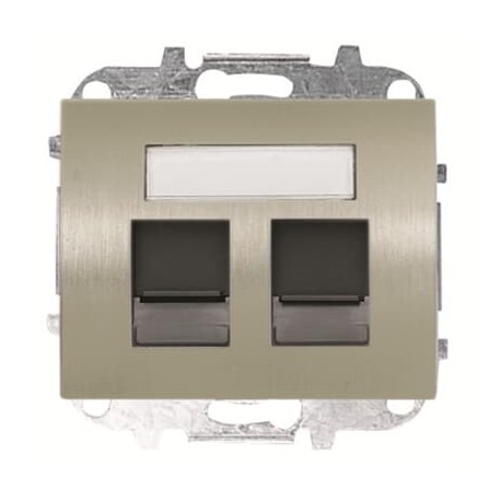 2CLA841820A1201 - 2CLA841820A1201 8418.2 AL NIESSEN 8418.2 AL Cover plate double data outlet