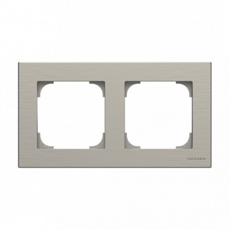 2CLA857200A1401 - 2CLA857200A1401 8572 AI NIESSEN 8572 AI Cover frame 2 gang