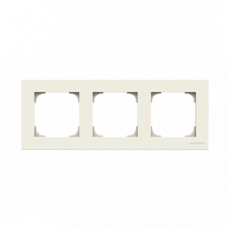 2CLA857310A1101 - 2CLA857310A1101 8573.1 BL NIESSEN 8573.1 BL Cover frame 3 gang basic