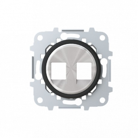 2CLA861820A1501 - 2CLA861820A1501 8618.2 CN NIESSEN Tapa 2 conector teléfono/informática CN