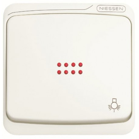 2CLA870440A1101 - 2CLA870440A1101 8704.4 BA NIESSEN Tecla pulsador luz c/visor