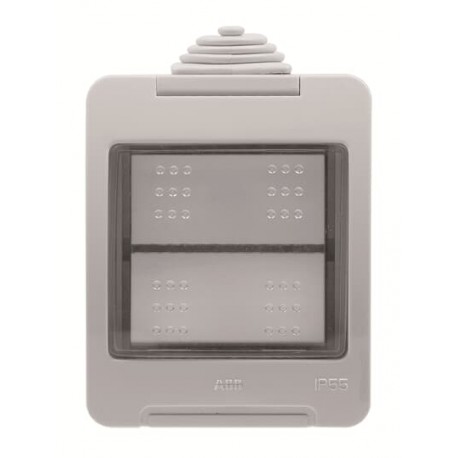 2CLA320400N1101 - 2CLA320400N1101 N3204 NIESSEN CAJA ESTANCA IP55 ZENIT PULSADOR