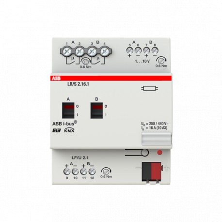 2CDG110087R0011 - 2CDG110087R0011 LR/S 2.16.1 NIESSEN LR/S2.16.1 Light Cont., 2f, 1-10V, MDRC