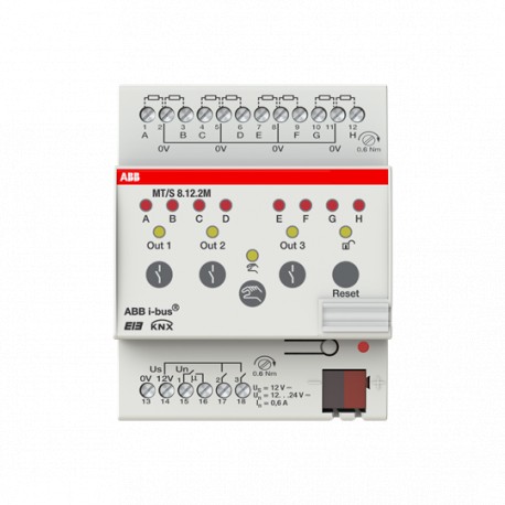 2CDG110110R0011 - 2CDG110110R0011 MT/S 8.12.2M NIESSEN MT/S8.12.2M Security Terminal, 8-fold