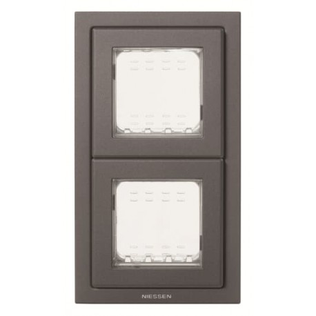 2CLA327200N1801 - 2CLA327200N1801 N3272 AN NIESSEN N3272 AN Frame IP55 2G/2M