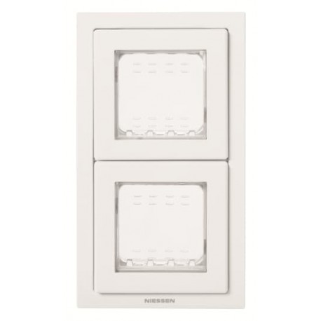 2CLA327200N1101 - 2CLA327200N1101 N3272 BL NIESSEN N3272 BL Frame IP55 2G/2M