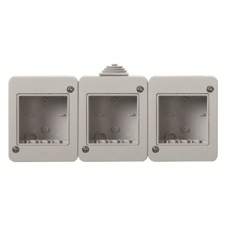 2CLA329310N1101 - 2CLA329310N1101 N3293.1 NIESSEN N3293.1 Surface box IP40 Zenit/Stylo 6M