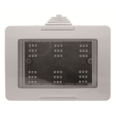 2CLA339100N1101 - 2CLA339100N1101 N3391 NIESSEN N3391 Surface box IP55 Zenit/Stylo 3M