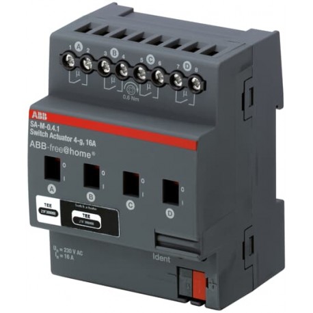 2CDG510006R0011 - SA-M-0.4.1 NIESSEN SA-M-0.4.1 Switch Actuator 4g, 16A, MDRC