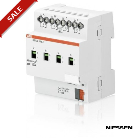 SA/S4.16.5.1 - SA/S4.16.5.1 SA/S 4.16.5.1 NIESSEN SA/S4.16.5.1 Switch Act, 4F 16/20 C-Load