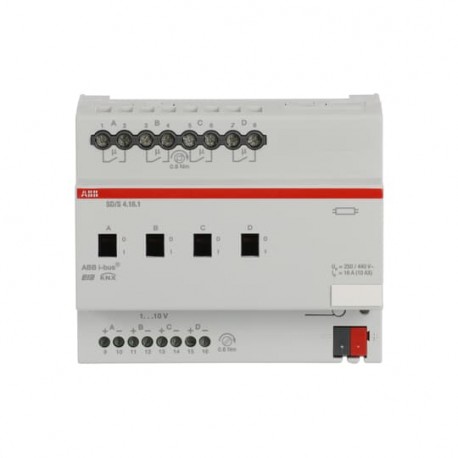 2CDG110080R0011 - 2CDG110080R0011 SD/S 4.16.1 NIESSEN SD/S4.16.1 Switch-/Dim Act, 4f, 16A,MDRC