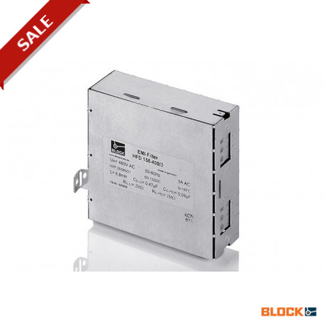 HFD 156-400/16 - HFD 156-400/16 BLOCK EMI Filter