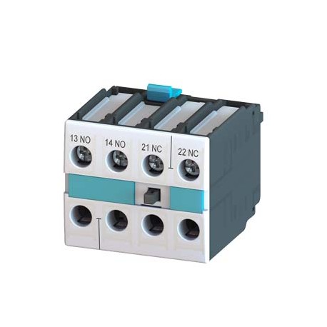 3RH1921-1LA11 - 3RH1921-1LA11 SIEMENS Auxiliary switch block, 1 NO + 1 NC, EN 50005 2-pole, screw terminal, for motor contac..