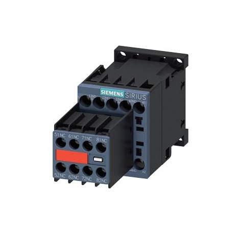 3RH2244-1BF40 - 3RH2244-1BF40 SIEMENS contactor relay, 4 NO + 4 NC, 110 V DC, size S00, screw terminal, captive auxiliary sw..