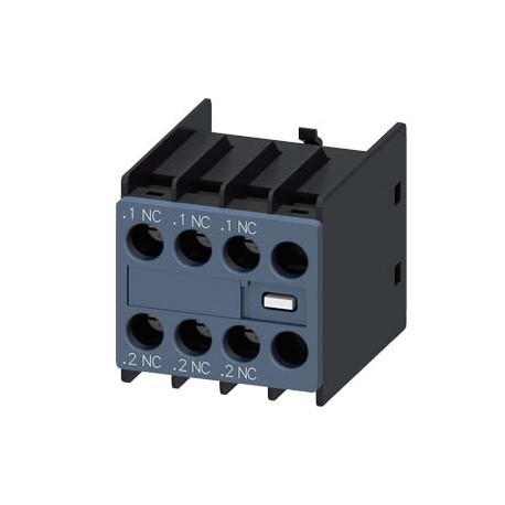 3RH2911-1HA03 - 3RH2911-1HA03 SIEMENS Auxiliary switch on the front, 3 NC Current path 1 NC, 1 NC, 1 NC for 3RH and 3RT scre..