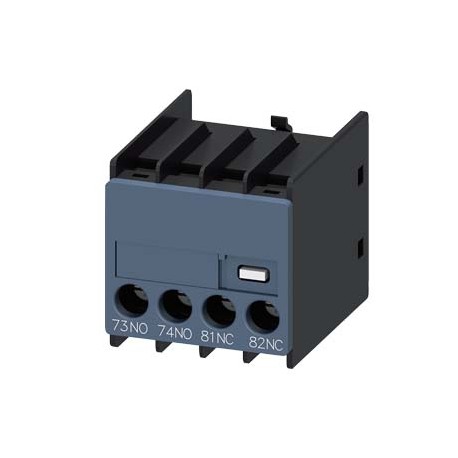 3RH2911-1MA11 - 3RH2911-1MA11 SIEMENS Auxiliary switch on the front, 1 NO + 1 NC Current path 1 NO, 1 NC Connection from bel..
