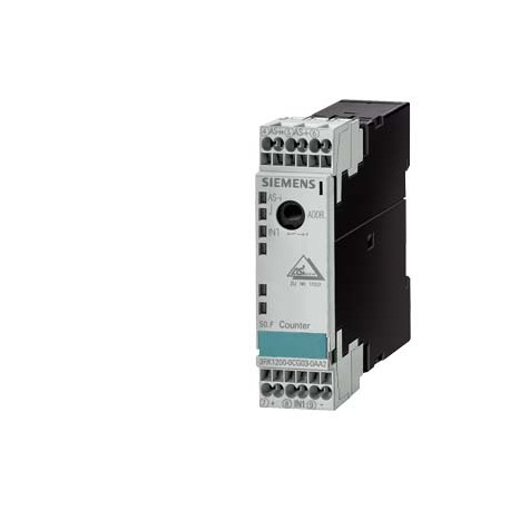 3RK1200-0CG03-0AA2 - 3RK1200-0CG03-0AA2 SIEMENS AS-Interface counter module S22.5, 1 DI, counter, IP20 1x 1 counter input, 90 mA,..