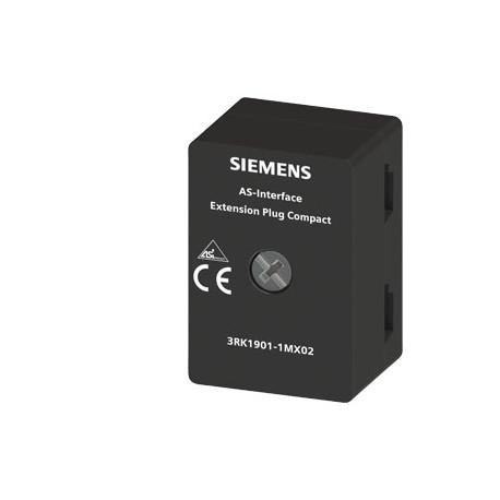 3RK1901-1MX02 - 3RK1901-1MX02 SIEMENS AS-i Extension Plug Compact Doubling of the cable length to 200 m per AS-Interface seg..