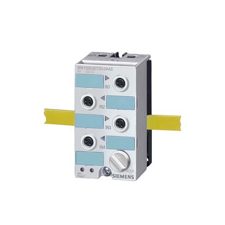 3RK2200-0CT20-0AA3 - 3RK2200-0CT20-0AA3 SIEMENS AS-i compact module K45 digital A/B slave, 4 DI, IP67 4 x input, maximum 200 mA 4..