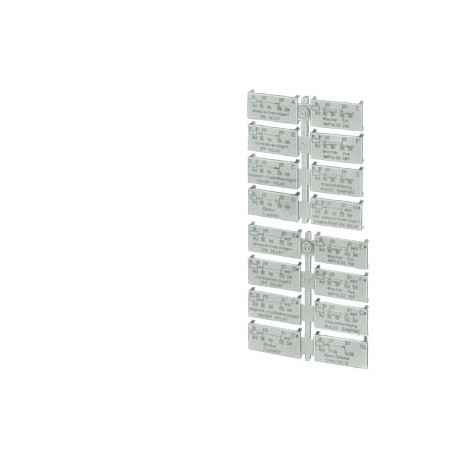 3RP1901-0B - 3RP1901-0B SIEMENS LABEL SET, F. MULTI-FUNCTION DEVICE, 2 CHANGEOVER CONTACTS CONSISTS OF 2X5 LABEL SETS