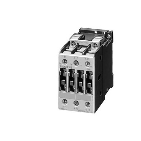 3RT1025-1BG40 - 3RT1025-1BG40 SIEMENS CONTACTOR, AC-3 7.5 KW/400 V, DC 125 V, 3-POLE, SIZE S0, SCREW CONNECTION