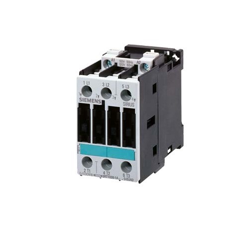 3RT1026-1BF40 - 3RT1026-1BF40 SIEMENS CONTACTOR, AC-3 11 KW/400 V, DC 110 V, 3-POLE, SIZE S0, SCREW CONNECTION