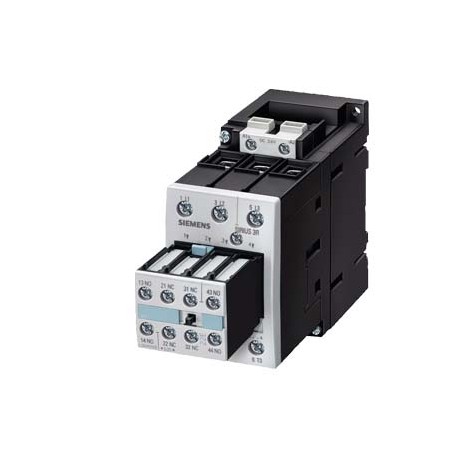 3RT1034-1BB44-3MA0 - 3RT1034-1BB44-3MA0 SIEMENS Power contactor, AC-3 32 A, 15 kW / 400 V 24 V DC, 2 NO + 2 NC 3-pole, Size S2 Sc..