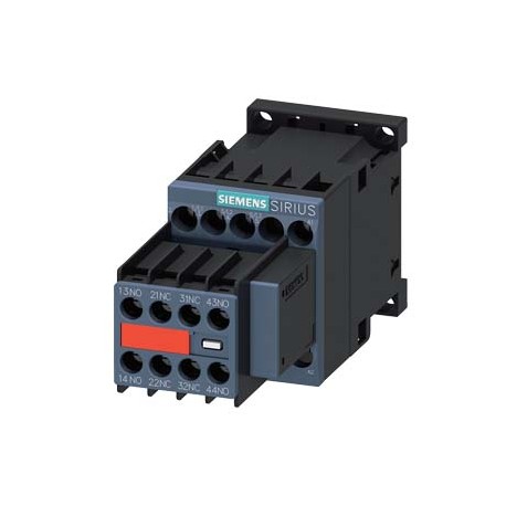 3RT2018-1CK64-3MA0 - 3RT2018-1CK64-3MA0 SIEMENS Contactor, AC-3, 7.5 KW / 400 V, 2 NO + 2 NC, 110 V AC, 50 Hz, 120 V, 60 Hz, with..