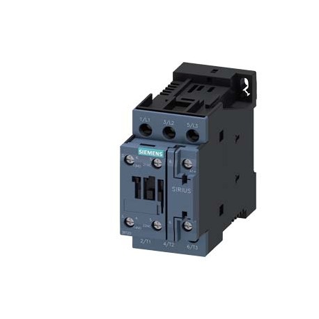 3RT2024-1NF30 - 3RT2024-1NF30 SIEMENS power contactor, AC-3 12 A, 5.5 kW / 400 V 1 NO + 1 NC, AC (50-60 Hz) DC operation 95-..