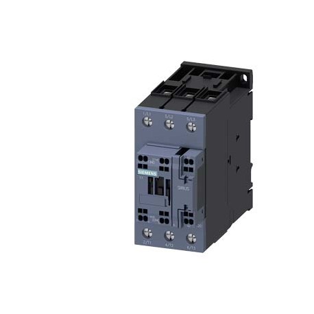 3RT2038-3AG20 - 3RT2038-3AG20 SIEMENS Contactor, AC-3, 37 kW / 400 V, 1 NO + 1 NC, 110 V AC, 50 / 60 Hz, 3-pole, Size S2, Sp..
