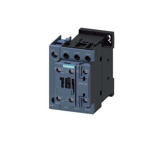 3RT2325-1AG20 - 3RT2325-1AG20 SIEMENS Contactor, AC-1, 35 A/400 V/40 °C, S0, 4-pole, 110 V AC, 50/60 Hz, 1 NO+1 NC, screw te..