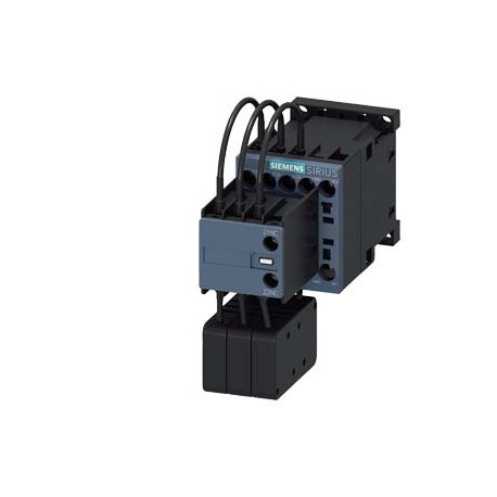 3RT2617-1BF43 - 3RT2617-1BF43 SIEMENS Capacitor contactor, AC-6b 12.5 kVAr, / 400 V 1 NO + 1 NC, 110 V DC 3-pole, Size S00 s..