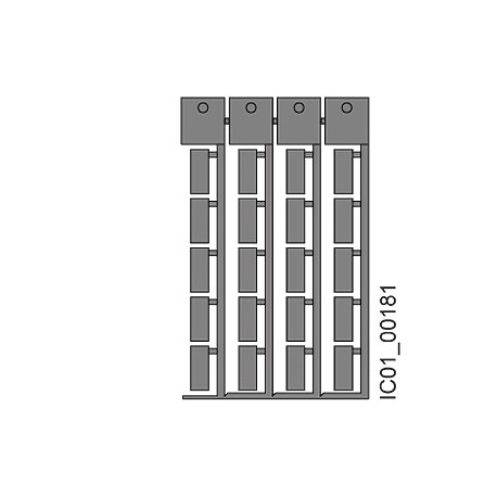3RT2900-1SB20 - 3RT2900-1SB20 SIEMENS Labeling plates 20x7 mm Ti gray Box contains 17 mats on mats 20 labels per mat