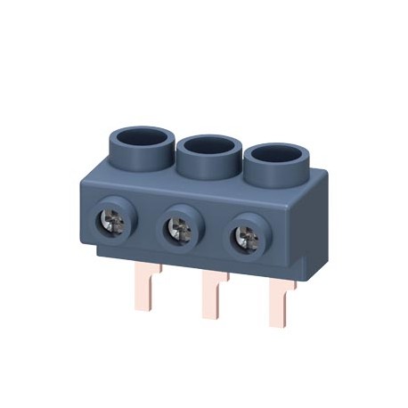 3RV1915-5A - 3RV1915-5A SIEMENS 3-phase supply terminal for 3-phase busbar for size S0 and S00 connection from top Pin sh..