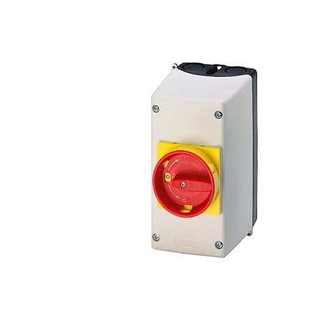 3RV1923-1FA00 - 3RV1923-1FA00 SIEMENS Molded-plastic enclosure for surface mounting with EMERGENCY-STOP rotary operating mec..