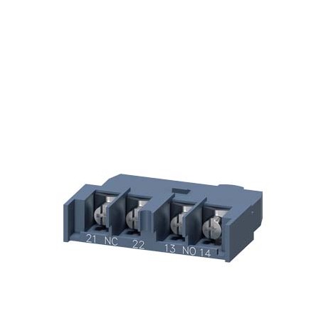 3RV2901-4E - 3RV2901-4E SIEMENS Auxiliary switch transverse 1 NO+1 NC ring cable lug connection for circuit breaker 3RV2