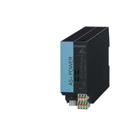 3RX9501-2BA00 - 3RX9501-2BA00 SIEMENS AS-i Power 2.6 A, max. 100 W 120 V/230 V AC AS-Interface power supply unit, IP20 IN: 1..