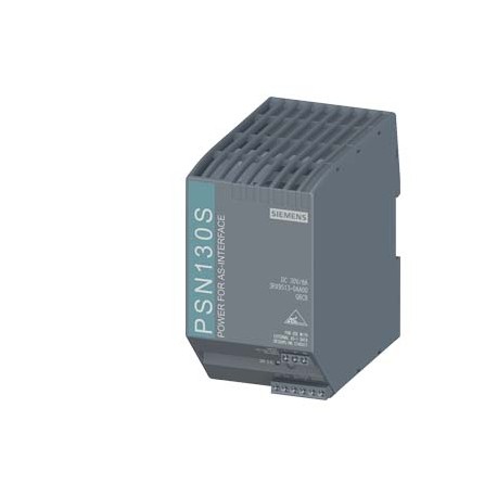 3RX9513-0AA00 - 3RX9513-0AA00 SIEMENS PSN130S 8 A 120 V/230 V AC IP20 Power supply unit 30 V, for AS-i without AS-i data dec..