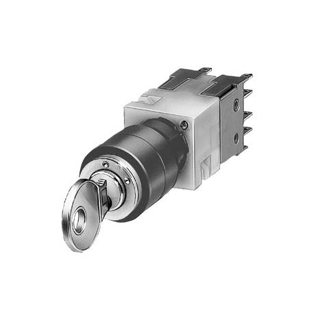 3SB2202-4LB01 - 3SB2202-4LB01 SIEMENS Key-operated switch, 16 mm, round, plastic, CES, 2 switch positions O-I, latching, act..
