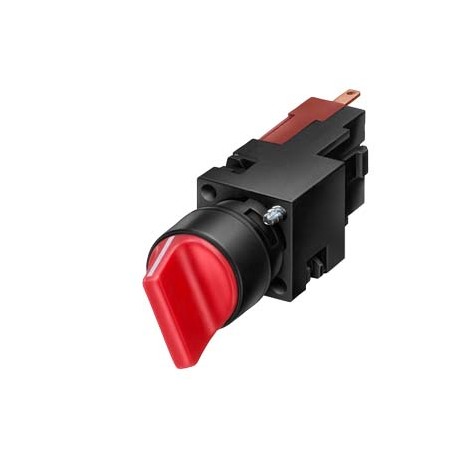 3SB2210-2DG01 - 3SB2210-2DG01 SIEMENS Selector switch, 16 mm, round, plastic, white, 3 switch positions I-O-II, latching, Ac..