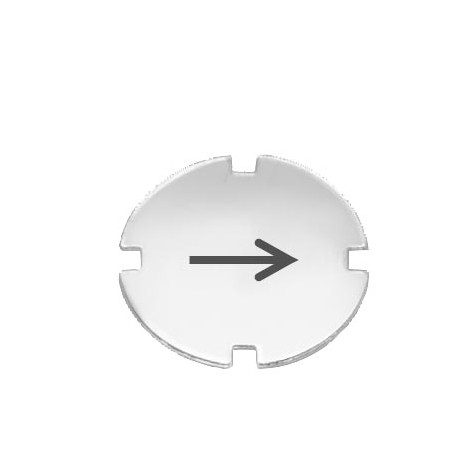 3SB2901-4NA - 3SB2901-4NA SIEMENS Inscription plate for pushbutton and illuminated pushbutton, flat, milky with black font..
