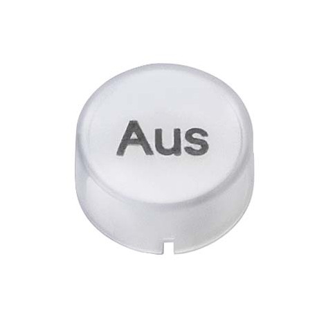 3SB2901-5AC - 3SB2901-5AC SIEMENS Insert cap for pushbutton and illuminated pushbutton raised, clear with black font, with..