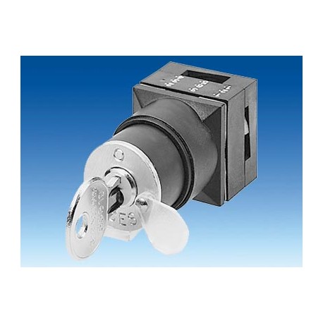 3SB3110-4LD11 - 3SB3110-4LD11 SIEMENS 26X26MM PLASTIC SQUARE ACTUATOR: CES KEY-OPER.SWITCH WITH 2 KEYS LATCHING 2 SWITCH PO..