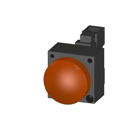 3SB3204-6BA00 - 3SB3204-6BA00 SIEMENS 22MM PLASTIC ROUND COMPLETE UNIT COMBINATION: INDICATOR LIGHT WITH CONCENTRIC RINGS N..